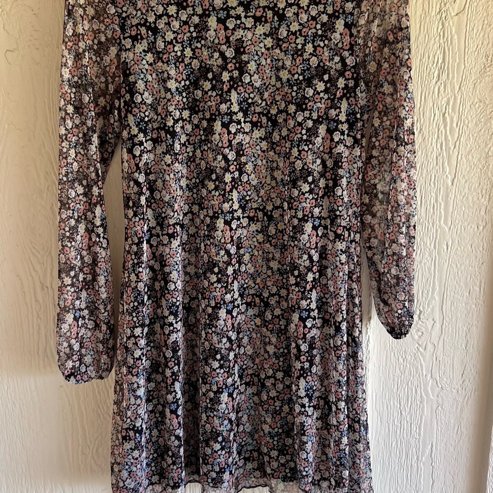 Floral Long Sleeve Dress